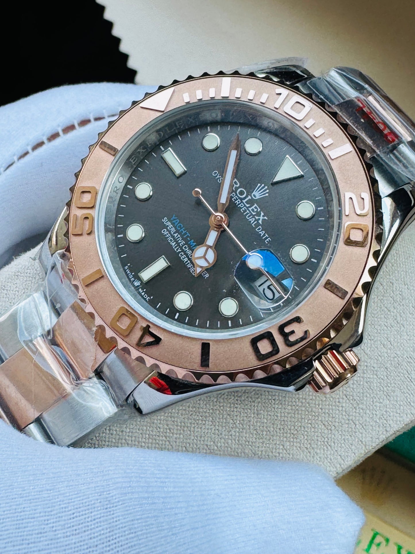 HERMOSO RELOJ AUTOMÁTICO YACHT MASTER -MÁXIMA CALIDAD!
