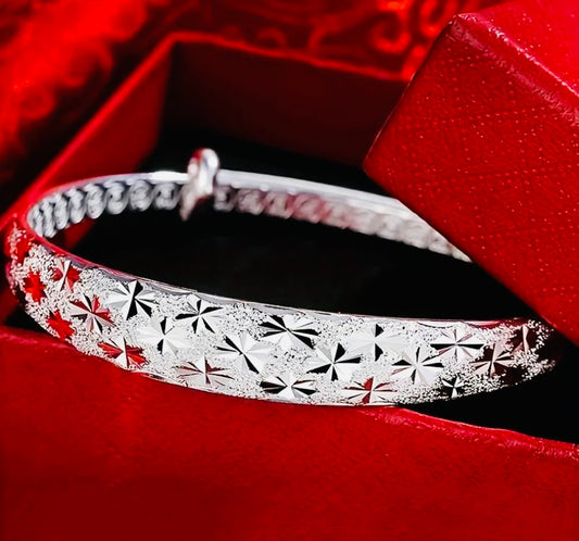 Elegante Pulsera Unitalla-Unisex- Hipoalergenica Cobre con Chapado de Plata! Ideal para Regalo 🎁