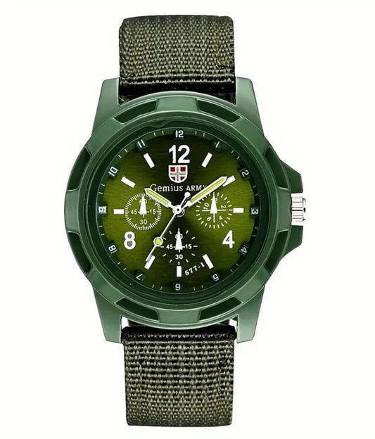 Reloj de pulsera deportivo casual para hombres con correa de nailon, elección ideal para 🎁 Regalo