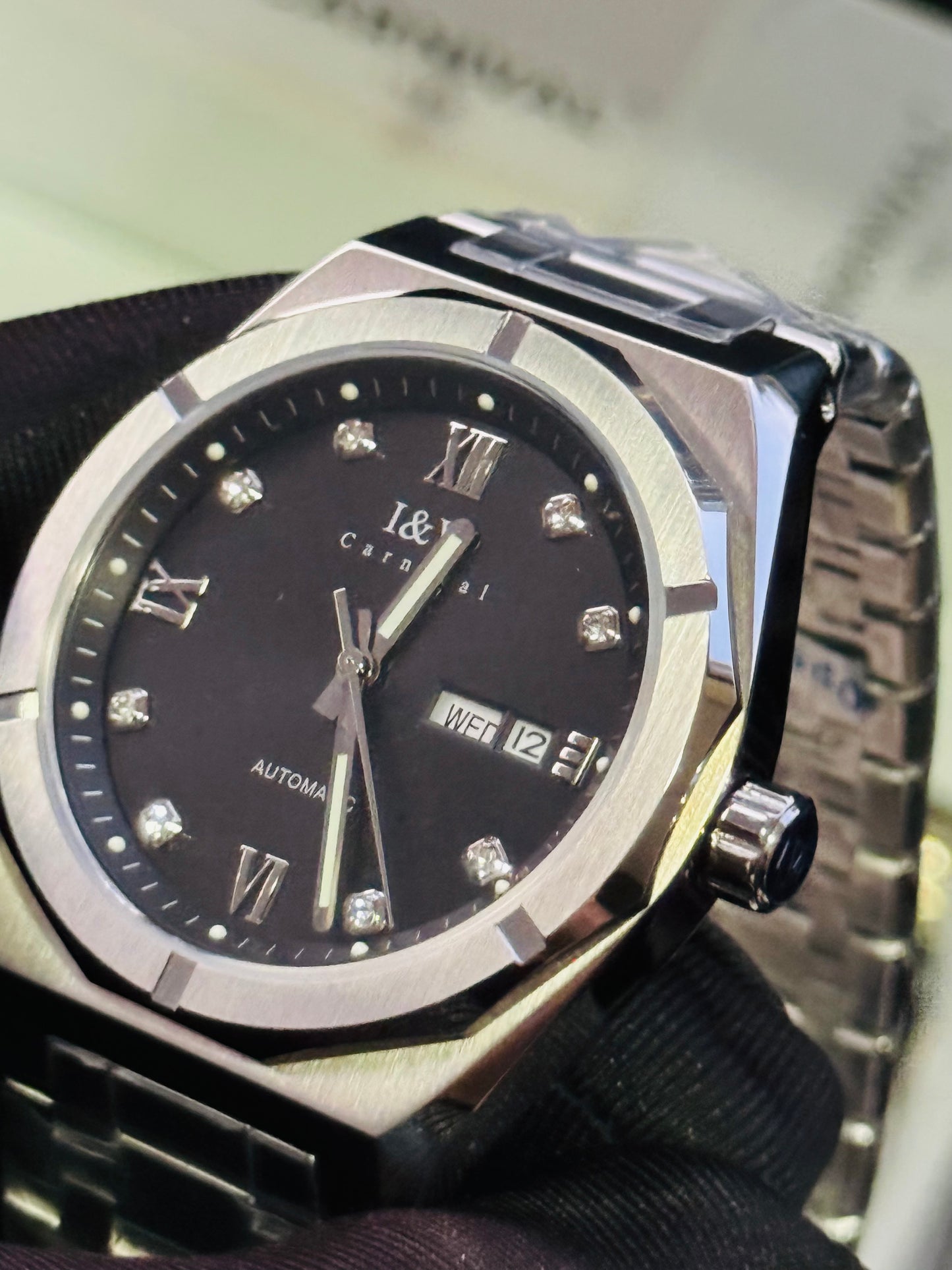 IMPRESIONANTE RELOJ AUTOMÁTICO MECÁNICO I & W CARNIVAL 💯% ORIGINAL