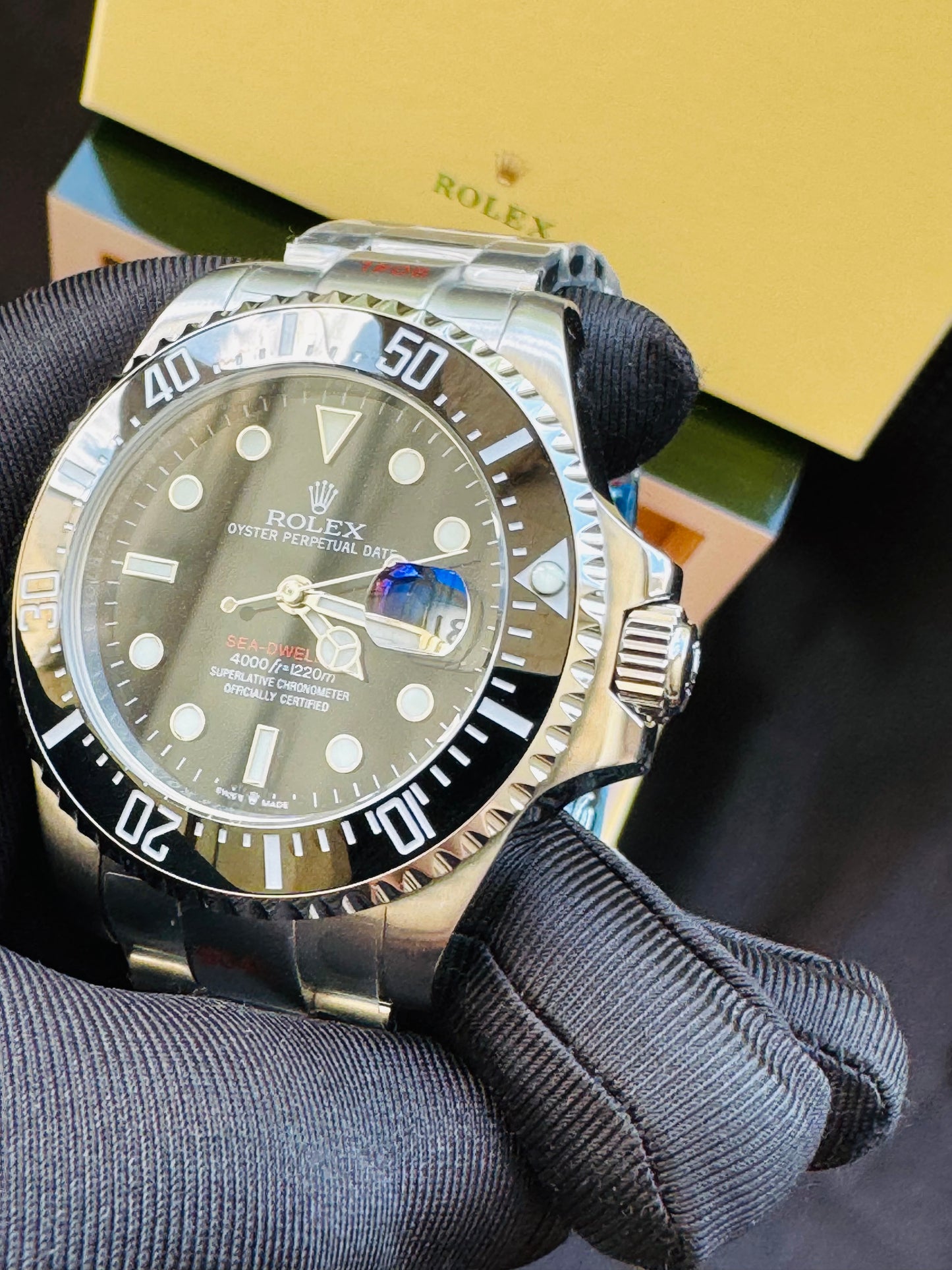 ESPECTACULAR RELOJ ROLEX AUTOMÁTICO SEADWELLER VÁLVULA DE ESCAPE 💨 HERMOSO!!!