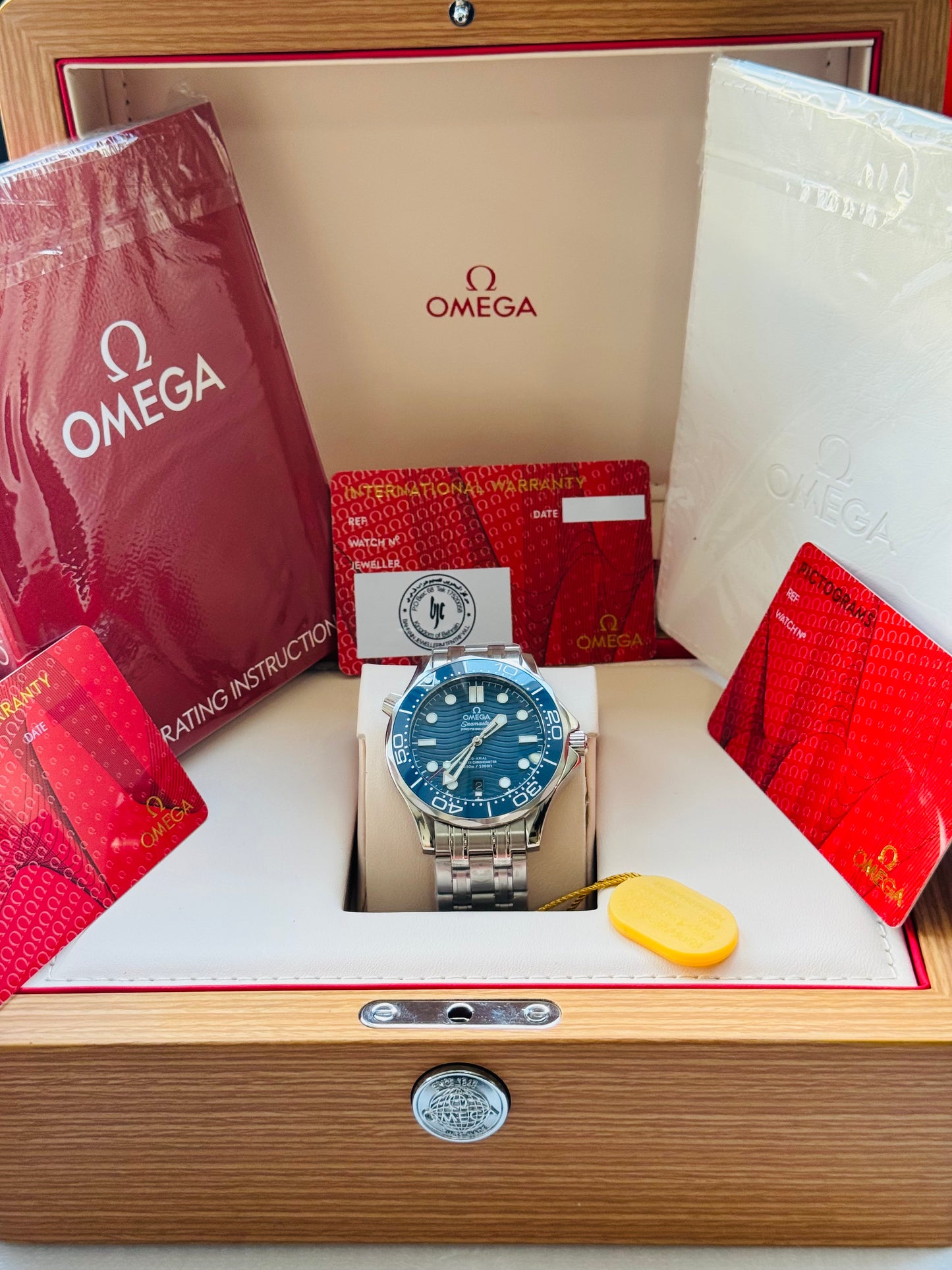 HERMOSO RELOJ OMEGA SEA MASTER AUTOMÁTICO ELEGANTE Y CASUAL!